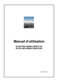 Notice Nitram ELITE PRO 5000ELCDRTXL5U Alimentation d'énergie non interruptible