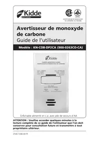 Notice KIDDE 9000263COCA Détecteur de gaz
