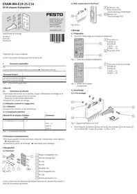 Notice Festo EHAMMAE1925C14 Accessoire industriel