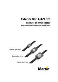 Notice MARTIN EXTERIOR DOT4 PRO Éclairage LED
