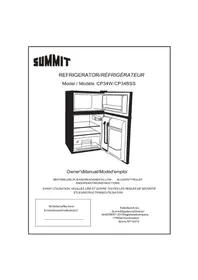 Notice Summit C39ELGLASSBK Fridge