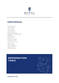 Notice Royal Catering RCRB4DR280 Køleskab