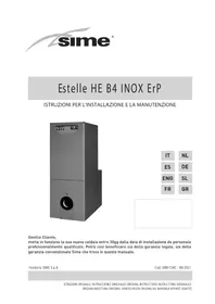 Notice SIME ESTELLE HE B4 INOX ERP Chaudière