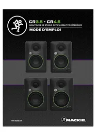 Notice MACKIE CR4.5 Haut-parleur