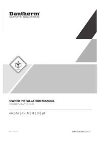 Notice Calorex VPAC Pompa ciepła