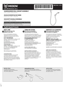 Notice Moen 52748EP15 Douchette de douche