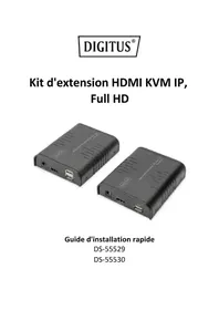 Notice Digitus DS55529 Extendeur HDMI