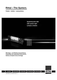 Notice Rittal SZ 2500.310 Éclairage LED industriel