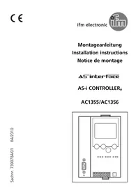 Notice IFM AC1356 Industrielle Automatisierung