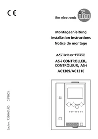 Notice IFM AC1310 Industrielle Automatisierung