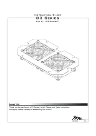 Notice Middle Atlantic C3FANKIT Ventilateur