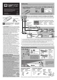 Notice CAT EYE AMPP1700 HLEL1700RC Éclairage vélo rechargeable