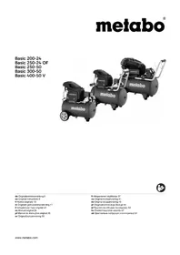 Notice METABO BASIC 22024 OF SILENT Compressore