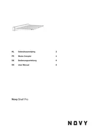 Notice NOVY SHELF PRO 730601 Etagère