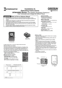 Notice INTERMATIC DTAV40E2 Commutateur