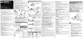 Notice CAT EYE RAPID 1 TLLD611R Éclairage