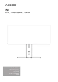 Notice Alogic EDGE 34C2KPDSGR Moniteur