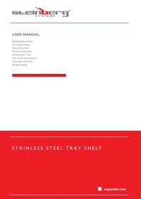 Notice STEINBERG SBSLF153 Étagère en acier inoxydable