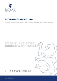 Notice Royal Catering RCCWT90X70S établi