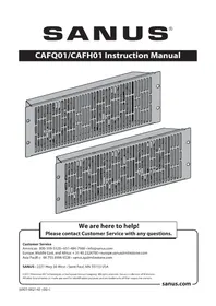 Notice SANUS CAFH01 Accessoire pour téléviseur