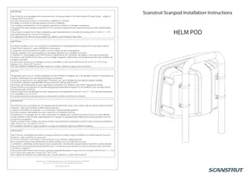 Notice Scanstrut SCANPOD SPH3IW Accessoire nautique