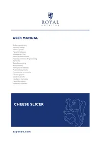 Notice Royal Catering RCCSL01 Trancheuse à fromage