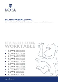 Notice Royal Catering RCWT100X60SB établi