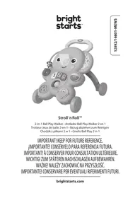 Notice Bright Starts STROLL 'N ROLL Jouet pour enfant