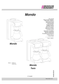 Notice Bravilor Bonamat MONDO Machine à café
