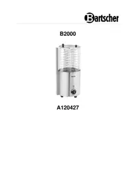 Notice BARTSCHER B2000 Appareil de cuisson