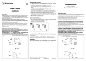 Notice WESTINGHOUSE BEXAR 6125600 Éclairage