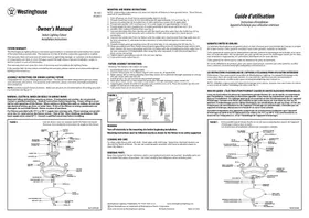 Notice WESTINGHOUSE DUNMORE 6573800 Éclairage