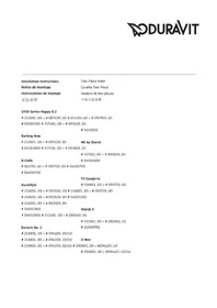 Notice Duravit DNEO D4030500 Toilette