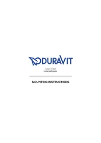 Notice Duravit ME BY STARCK D4200500 Toilette