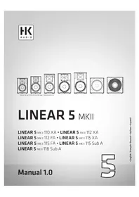 Notice HK AUDIO LINEAR 5 MK II 115 SUB A Caisson de basses