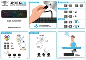 Notice SPIRIT OF GAMER XPERT K400 Clavier