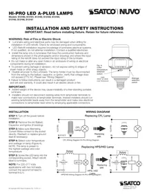 Notice Satco S13166 Ampoule LED