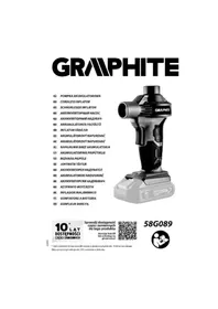 Notice Graphite ENERGY+ 58G089 Bezvadu pumpis