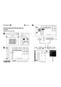 Notice VIEWSONIC VPC13C33G1 Ordinateur