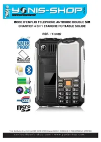 Notice Yonis YTMTT7 Téléphone mobile