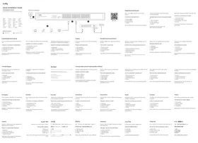 Notice Cudy GS1016L Commutateur