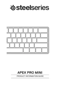 Notice STEELSERIES APEX PRO MINI GEN 3 키보드