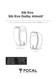 Notice FOCAL SIB EVO PACK 5.1 Système hifi