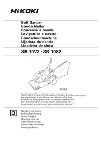 Notice HiKOKI SB10S2 Lixadeira