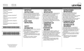 Notice Leviton 5G270U24 Notice d'utilisation appareil électrique