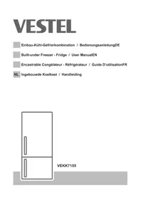 Notice VESTEL VEKK7155 Koelkast