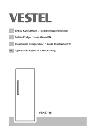Notice VESTEL VEKS7186 Koelkast