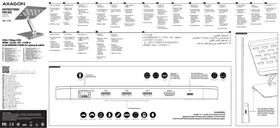 Notice Axagon HMCSTND Accessoire informatique