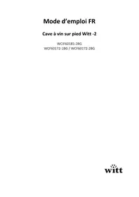 Notice Witt WS60179H2B93 Cave à vin