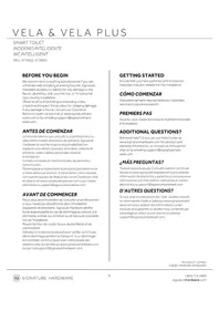 Notice Signature Hardware VELA 473603 Toilette